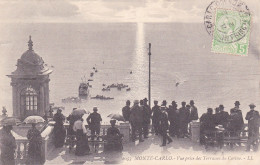 MONTE CARLO . MONACO . VUE PRISE DES TERRASSES DU CASINO - Monte-Carlo