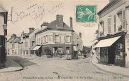 Bonnières * La Grande Rue Et Rue De L'eau * Café Du Commerce Billard Henri JEAN - Bonnieres Sur Seine