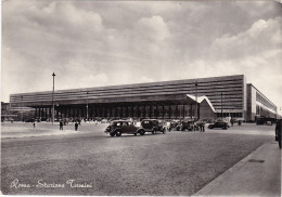 ROMA -  CARTOLINA - STAZIONE TERMINI - VG. PER TORRE BOLDONE ( BG) 1952 - Stazione Termini