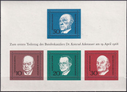 DEUTSCHLAND 1968 Mi-Nr. Block 4 ** MNH - 1959-1980