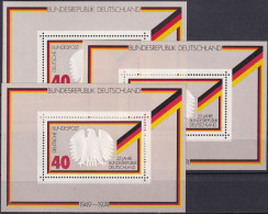 DEUTSCHLAND 1974 Mi-Nr. Block 10 3x ** MNH - 1959-1980