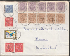 Letter 1967 From Fisketorp To Bonn (President Heinrich Lübke) - Covers & Documents