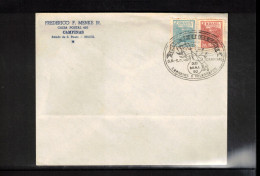 Brazil 1950 Music - Campinas - Interesting Postmark - Briefe U. Dokumente