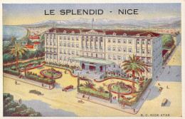 FRANCE - 06 - Nice - Le Splendid Hôtel - 50 Boulevard Victor-Hugo - Carte Postale Ancienne - Cafés, Hôtels, Restaurants