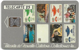 NEW CALEDONIA : NC-010  25 Patchwork 11/93 ( Batch: C38042912) USED - Nuova Caledonia