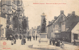 80-MOREUIL- MONUMENT AUX MORTS POUR LA PATRIE - Moreuil