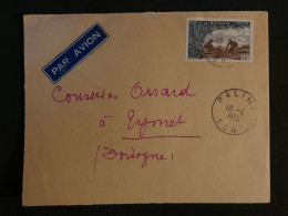 BR7 TOGO  BELLE LETTRE  1956 PETIT BUREAU PALIME A EYMET  FRANCE  +AFF.  PLAISANT + - Storia Postale