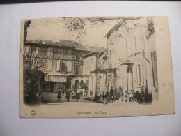 A524.  CPA. 84. BEDARRIDES. (Vaucluse). La Place.  Beau Plan Animé.  Ecrite & Voyagée 1907 - Bedarrides