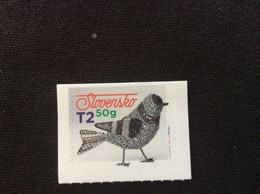 Slovaquie 2019 PAQUES YT 760 Auto Adhésif ** Oiseau En Fer Blanc Ferblanterie Traditionnelle - Ungebraucht