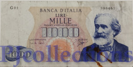 ITALIA - ITALY 1000 LIRE 1962 PICK 96a F/VF - 1.000 Lire