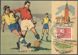 SWEDEN - WORLD CUP - SOLNA FINAL  29. 6. 1958. - RARE - 1958 – Suecia