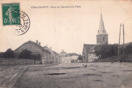 52 / CHALINDREY / PLACE DU MARCHE ET LA POSTE - Chalindrey