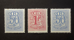 België - Belgique  - 1952 -  OPB/COB S 51 - S 56 - Heraldieke Leeuw  (  3 Values )  Ongebruikt / Postfris - Neufs