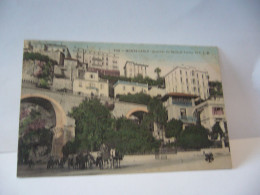 MONTE CARLO QUARTIER DU RAVIN ET VIADUC DE P.L.M. CPA - Monte-Carlo