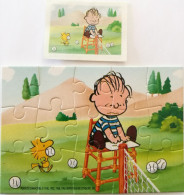 Kinder : Peanuts - Tennis 1993 - Linus + BPZ - Puzzels