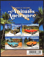 Nouvelle-Calédonie 2022 - Voitures Anciennes, Peugeot 504, Vw Cox, Jeep Willis Et Cadillac Eldorado - BF Neuf // Mnh - Unused Stamps