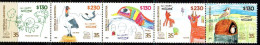 ARGENTINA 2022. Children's Hospital. Designs Of Native Animals (booklet With Strip Of 5), Mint NH - Unused Stamps