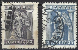 Greece 1911 - Mi 163/64  - YT 184/85 ( God Iris ) - Usati