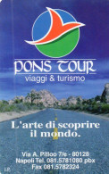 ITALY - MAGNETIC CARD - TELECOM - PRIVATE RESE PUBBLICHE - 343 - PONS TOUR - MINT - Private New Editions