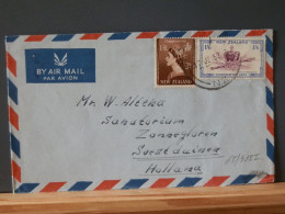 65/082I LETTER  NEW ZEALAND  1953 TO HOLLAND - Storia Postale