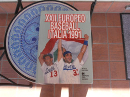 BASEBALL - ITALIA 1991 - XXII EUROPEO - Books