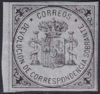 Spain 1875 Ed 172 España Devolución (return) Stamp MNH** - Neufs
