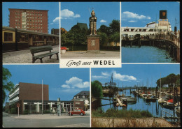 (B3593) AK Wedel In Holstein, Post, Hafen - Wedel