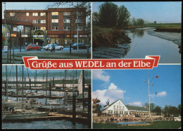 (B3601) AK Wedel In Holstein, Fährhaus, Hafen - Wedel