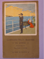 C CONGO COMPAGNIE BELGE A ANVERS  BELLE CARTE  PASSAGERS  1914 PAQUEBOT VAPEUR ALBERTVILLE ++SERVICE POSTAL ACCELERé++ + - Autres & Non Classés