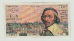 Superbe 10 Francs Richelieu Du 5-7-1962 - 10 NF 1959-1963 ''Richelieu''