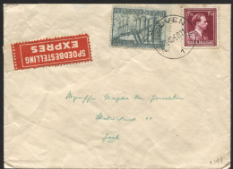 772-832 Obl. LEUVEN S/L Par Exprès Spoedbestelling Vers Geel 1950 (x196) - 1948 Exportation