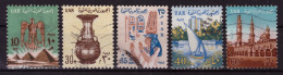 Egypte 1964 - Oblitéré - Symboles Nationaux - Michel Nr. 722 725-728 (egy340) - Gebruikt