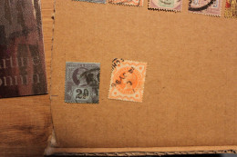 Lot De 2 Timbres Grande-bretagne Reine Victoria - Gebraucht