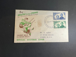 (2 Q 18) New Zealand FDC - Health Issue (1944 - Posted To Australia) - FDC
