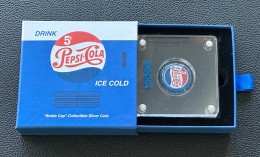 Chad 500 Francs 2022   "Pepsi Retro Bottle Cap" (.999 SILVER PROOF COIN) - Ciad