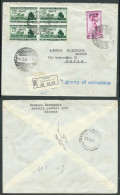 1952 TRIESTE A FDC FIERA DI BARI QUARTINA TIMBRO DI ARRIVO - BF - Poststempel