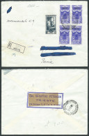 1953 TRIESTE A FDC MERITO AL LAVORO QUARTINA TIMBRO DI ARRIVO - BF - Poststempel