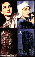 G 2323 825 C&C 4408 4 SCHEDE TELEFONICHE NUOVE MARIA CALLAS - PROVA ARC - [3] Erreurs & Variétées