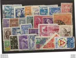 91 - 31 - Lot Timbres Oblitérés Du Brésil - Lots & Serien