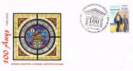 49851. Carta MAHON (Baleares) 2005. Centenario ATENEO De Mahon - Covers & Documents