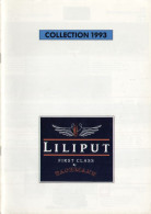 Catalogue LILIPUT 1993 First Class By Bachmann  Spur HO HOe 1:87 - Engels