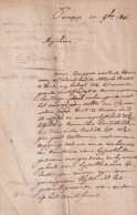 Poeke/Aalter - Vinkt/Deinze - Brief - 1861  (V2439) - Manuscrits