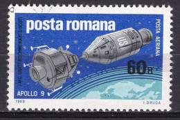 S2556 - ROMANIA ROUMANIE AERIENNE Yv N°219 **  ESPACE SPACE - Unused Stamps