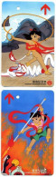 China Shanghai Metro One-way Card/one-way Ticket/subway Card,Animated Film - Nezha Naohai，2 Pcs - Monde