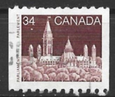 Canada 1985. Scott #952 (U) Parliament (Library)  *Complete Issue* - Coil Stamps