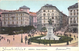 ITALIE - Genova - Piazza Corvetto - Carte Postale Ancienne - Genova (Genoa)