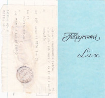 TELEGRAPH, TOWN WINTER VIEW, LUXURY TELEGRAMME SENT FROM BACAU TO MANGALIA, 1980, ROMANIA - Télégraphes
