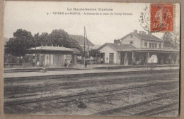 CPA 70 - VITREY SUR MANCE - Intérieur De La Gare De Vitrey Vernois - TB PLAN VOIES CHEMIN DE FER ANIMATION QUAIS - Vitrey-sur-Mance