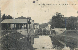 CPA 32 Gers Castera Les Bains Nouvelle Halle Et Le Canal - Castera