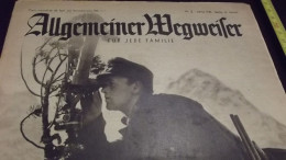 1940 - ALLGEMEINER WEGWEISER - FUR JEDE FAMILIE  - GERMANY - GERMANIA THIRD REICH - ALLEMAGNE - DEUTSCHLAND - Loisirs & Collections